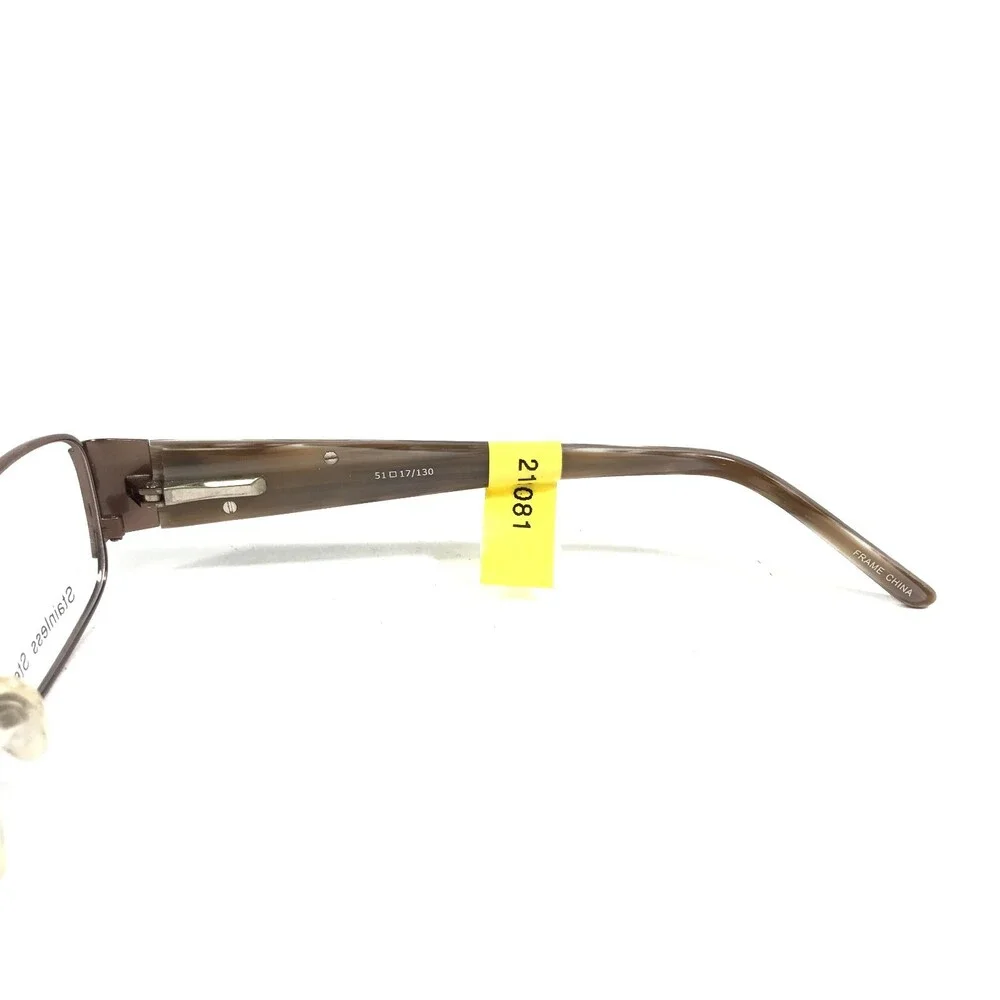 Elizabeth Arden EA1111-2 Eyeglasses Frames Brown Rectangular Full Rim 51-17-130